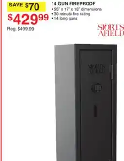 Dunham's Sports 14 GUN FIREPROOF offer