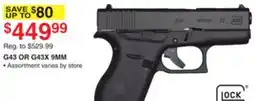 Dunham's Sports G43 OR G43X 9MM offer