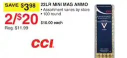 Dunham's Sports 22LR MINI MAG AMMO offer