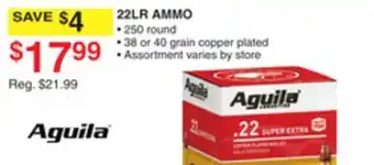 Dunham's Sports AGUILA 22LR AMMO offer