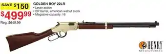 Dunham's Sports GOLDEN BOY 22LR offer
