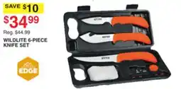 Dunham's Sports OUTDOOR EDGE WILDLITE 6-PIECE KNIFE SET offer