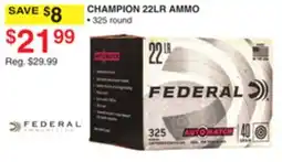Dunham's Sports CHAMPION 22LR AMMO offer