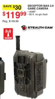 Dunham's Sports DECEPTOR MAX 2.0 GAME CAMERA offer