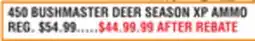 Dunham's Sports WINCHESTER 450 BUSHMASTER DEER SEASON XP AMMO offer