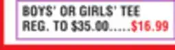Dunham's Sports BOYS' OR GIRLS' TEE offer