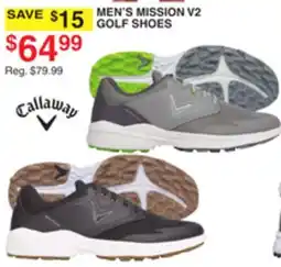 Dunham's Sports CALLAWAY MEN'S MISSION V2 GOLF SHOES offer