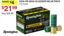 Dunham's Sports 12GA OR 20GA SLUGGER VALUE PACK offer