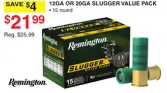 Dunham's Sports 12GA OR 20GA SLUGGER VALUE PACK offer