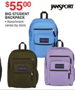 Dunham's Sports BIG STUDENT BACKPACK offer