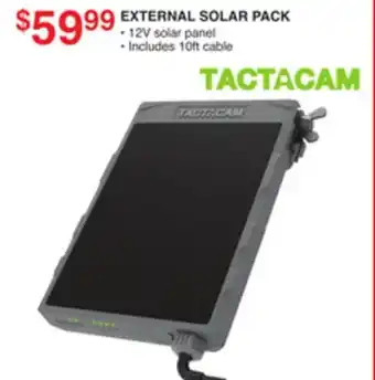 Dunham's Sports EXTERNAL SOLAR PACK offer