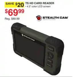 Dunham's Sports TS HD CARD READER offer