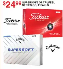 Dunham's Sports SUPERSOFT OR TRUFEEL SERIES GOLF BALLS offer