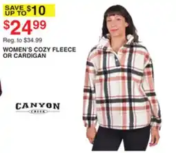 Dunham's Sports WOMEN'S COZY FLEECE OR CARDIGAN offer