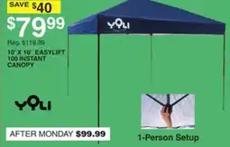 Dunham's Sports 10' X 10' EASYLIFT 100 INSTANT CANOPY offer