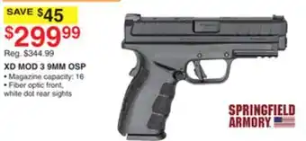 Dunham's Sports XD MOD 3 9MM OSP offer