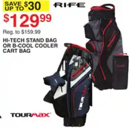 Dunham's Sports HI-TECH STAND BAG OR B-COOL COOLER CART BAG offer