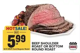 Food Lion Beef Shoulder Roast or Bottom Round Roast offer