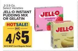 Food Lion Jell-O Instant Pudding Mix or Gelatin offer