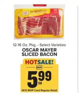 Food Lion Oscar Mayer Sliced Bacon offer