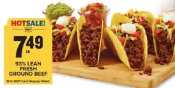 Food Lion 93% Lean Fresh Ground Beef offer