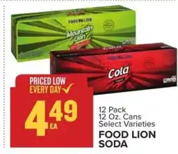Food Lion FOOD LION SODA offer