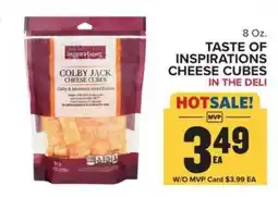 Food Lion Taste of Inspirations Cheese Cubes offer