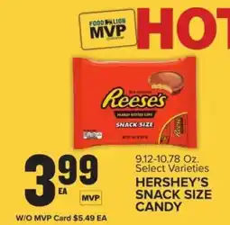 Food Lion Hershey's Snack Size Candy offer