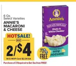 Food Lion Annie's Macaroni & Cheese offer