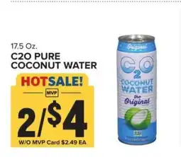 Food Lion C2O Pure Coconut Water offer