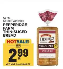 Food Lion Pepperidge Farm Thin-Sliced Bread offer