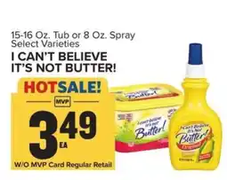 Food Lion I Can't Believe It's Not Butter! offer