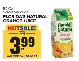 Food Lion Florida's Natural Orange Juice offer