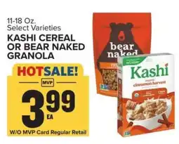 Food Lion Kashi Cereal or Bear Naked Granola offer