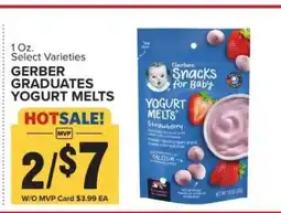 Food Lion Gerber Graduates Yogurt Melts offer