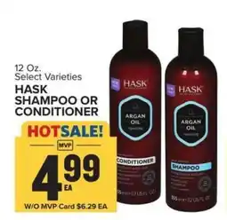 Food Lion Hask Shampoo or Conditioner offer