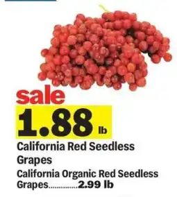 Meijer California Red Seedless Grapes offer
