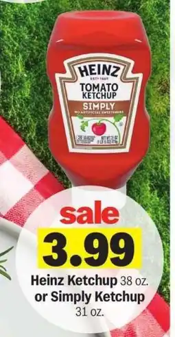 Meijer Heinz Ketchup or Simply Ketchup offer