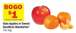 Meijer Gala Apples or Sweet Seedless Mandarins offer