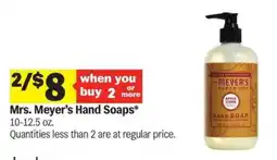 Meijer Mrs. Meyer's Hand Soaps offer