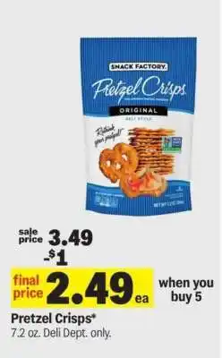 Meijer Pretzel Crisps offer