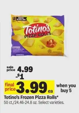 Meijer Totino's Frozen Pizza Rolls offer