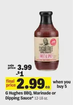 Meijer G Hughes BBQ, Marinade or Dipping Sauce offer
