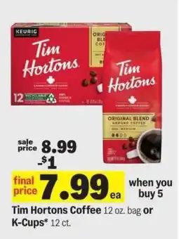Meijer Tim Hortons Coffee offer
