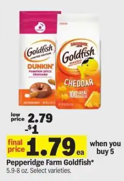 Meijer Pepperidge Farm Goldfish offer