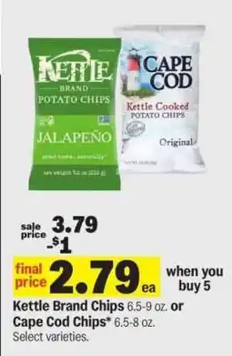 Meijer Kettle Brand Chips or Cape Cod Chips offer