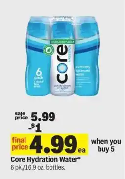 Meijer Core Hydration Water offer