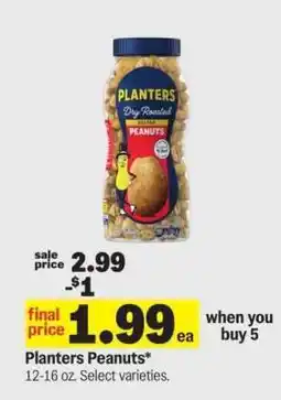 Meijer Planters Peanuts offer