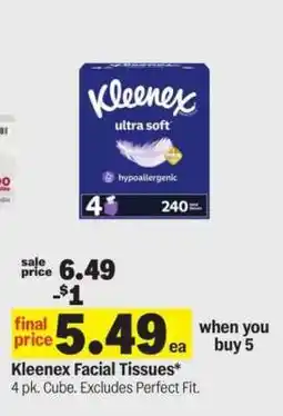 Meijer Kleenex Facial Tissues offer