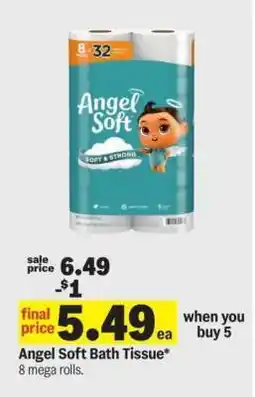 Meijer Angel Soft Bath Tissue offer